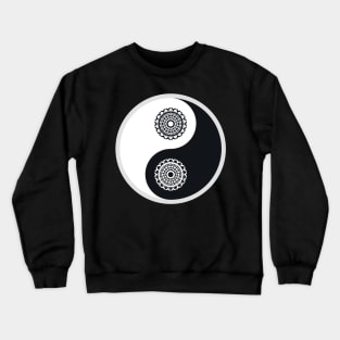 Ying Yang The Symbol Of Peace That Balance The Nature Crewneck Sweatshirt